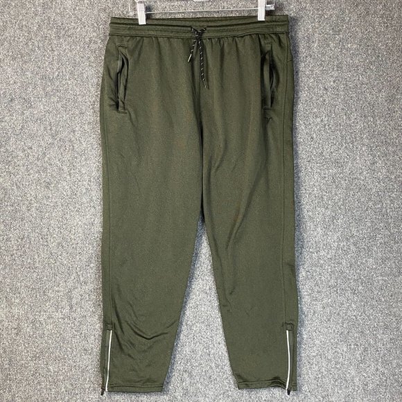 Old Navy Active Sweatpants Large Go-Dry Women's Green Drawstring Stretch L - Picture 1 of 8